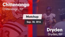 Matchup: Chittenango vs. Dryden  2016