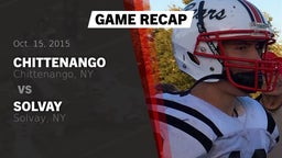 Recap: Chittenango  vs. Solvay  2015