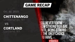 Recap: Chittenango  vs. Cortland  2015