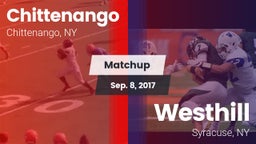 Matchup: Chittenango vs. Westhill  2017