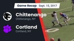 Recap: Chittenango  vs. Cortland  2017