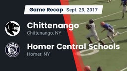 Recap: Chittenango  vs. Homer Central Schools 2017