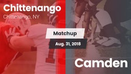 Matchup: Chittenango vs. Camden 2018