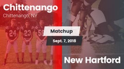 Matchup: Chittenango vs. New Hartford 2018