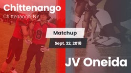 Matchup: Chittenango vs. JV Oneida 2018