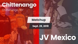 Matchup: Chittenango vs. JV Mexico 2018