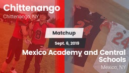 Matchup: Chittenango vs. Mexico Academy and Central Schools 2019