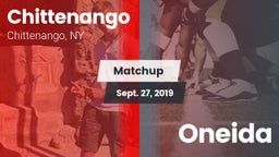 Matchup: Chittenango vs. Oneida 2019