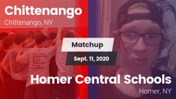 Matchup: Chittenango vs. Homer Central Schools 2020