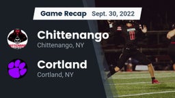 Recap: Chittenango  vs. Cortland  2022