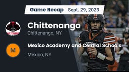 Recap: Chittenango  vs. Mexico Academy and Central Schools 2023