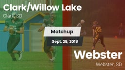 Matchup: Clark/Willow Lake vs. Webster  2018