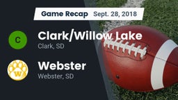 Recap: Clark/Willow Lake  vs. Webster  2018