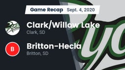 Recap: Clark/Willow Lake  vs. Britton-Hecla  2020