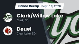 Recap: Clark/Willow Lake  vs. Deuel  2020