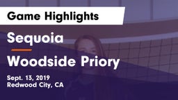Sequoia  vs Woodside Priory Game Highlights - Sept. 13, 2019