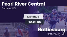 Matchup: Pearl River Central vs. Hattiesburg  2016