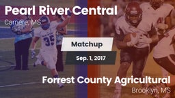 Matchup: Pearl River Central vs. Forrest County Agricultural  2017