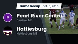 Recap: Pearl River Central  vs. Hattiesburg  2018