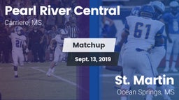 Matchup: Pearl River Central vs. St. Martin  2019