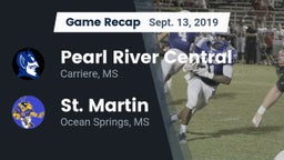 Recap: Pearl River Central  vs. St. Martin  2019