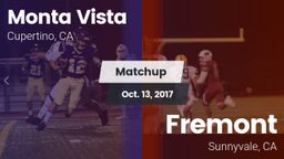 Matchup: Monta Vista vs. Fremont  2017