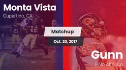 Matchup: Monta Vista vs. Gunn  2017