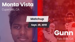 Matchup: Monta Vista vs. Gunn  2018