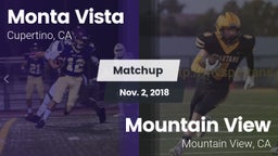 Matchup: Monta Vista vs. Mountain View  2018