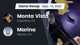 Recap: Monta Vista  vs. Marina  2022