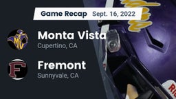 Recap: Monta Vista  vs. Fremont  2022