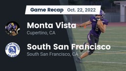Recap: Monta Vista  vs. South San Francisco  2022