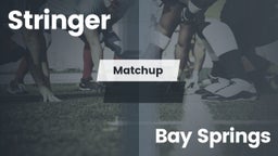 Matchup: Stringer vs. Bay Springs 2016