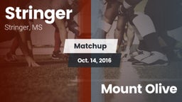 Matchup: Stringer vs. Mount Olive 2015