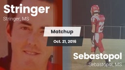 Matchup: Stringer vs. Sebastopol  2016