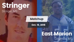 Matchup: Stringer vs. East Marion  2018