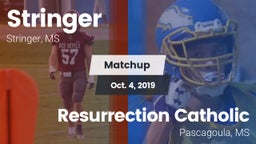 Matchup: Stringer vs. Resurrection Catholic  2019