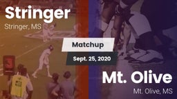 Matchup: Stringer vs. Mt. Olive  2020