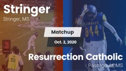 Matchup: Stringer vs. Resurrection Catholic  2020