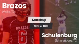 Matchup: Brazos vs. Schulenburg  2016