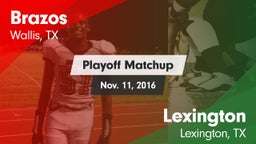 Matchup: Brazos vs. Lexington  2016