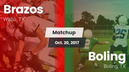 Matchup: Brazos vs. Boling  2017