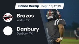 Recap: Brazos  vs. Danbury  2019