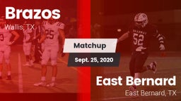 Matchup: Brazos vs. East Bernard  2020