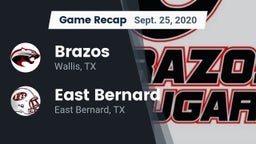Recap: Brazos  vs. East Bernard  2020
