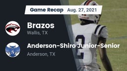 Recap: Brazos  vs. Anderson-Shiro Junior-Senior  2021