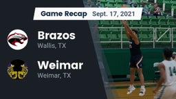 Recap: Brazos  vs. Weimar  2021