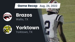 Recap: Brazos  vs. Yorktown  2022