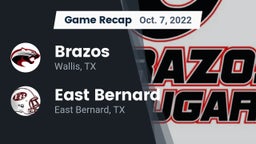 Recap: Brazos  vs. East Bernard  2022