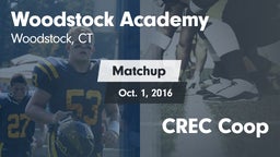 Matchup: Woodstock Academy vs. CREC Coop 2016